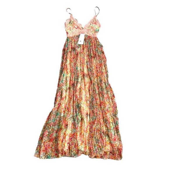 Rococo Sand Floral Maxi Dress, Revolve* Multicolor, NWT, Size XS - Picture 9 of 12